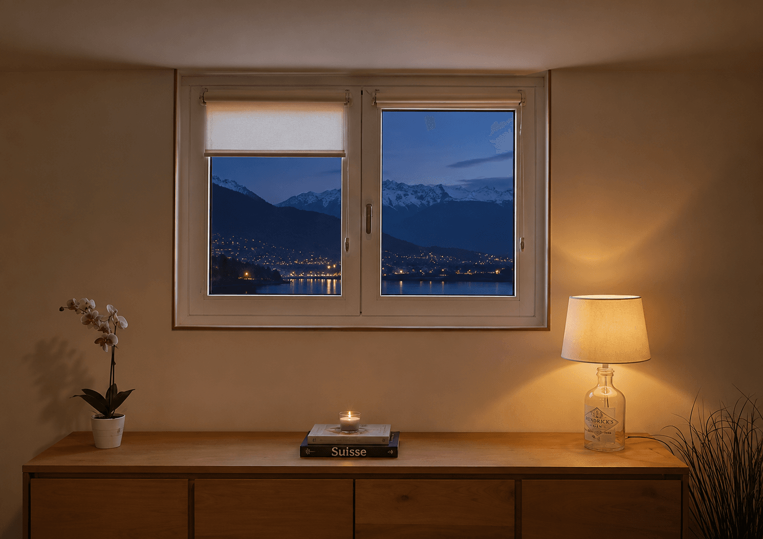 Fenêtre aluminium Novafen, vue architecturale