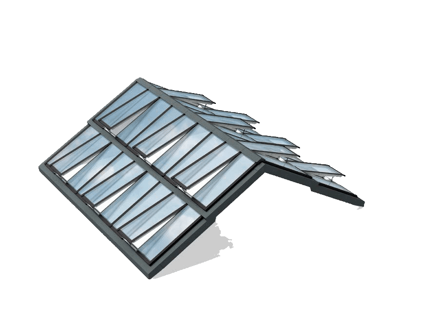 Lanterneau VMS Step à 2 pans